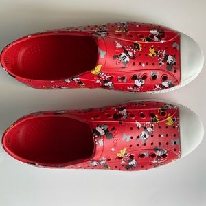 Red Minnie Mouse Shoes for Adults by Native shoes